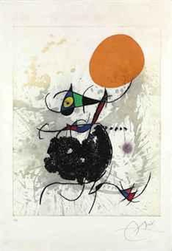 Terre atteinte et Soleil intact (D. 583) by Joan Miró