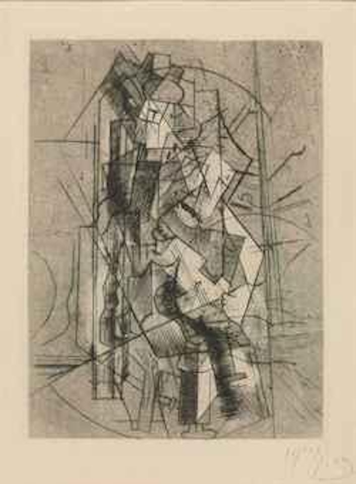 L'Homme Ã¡ la Guitare (B. 30; Ba. 51) by Pablo Picasso