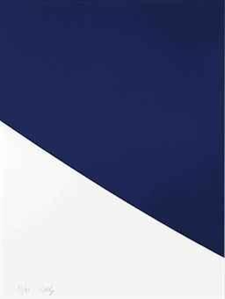 Blue Curve by Ellsworth Kelly