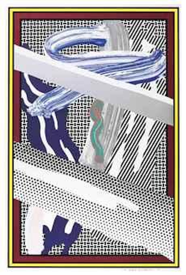 Reflections on Expressionist Painting, from The Carnegie Hall 100th Anniversary Portfolio (C. 255) by Roy Lichtenstein