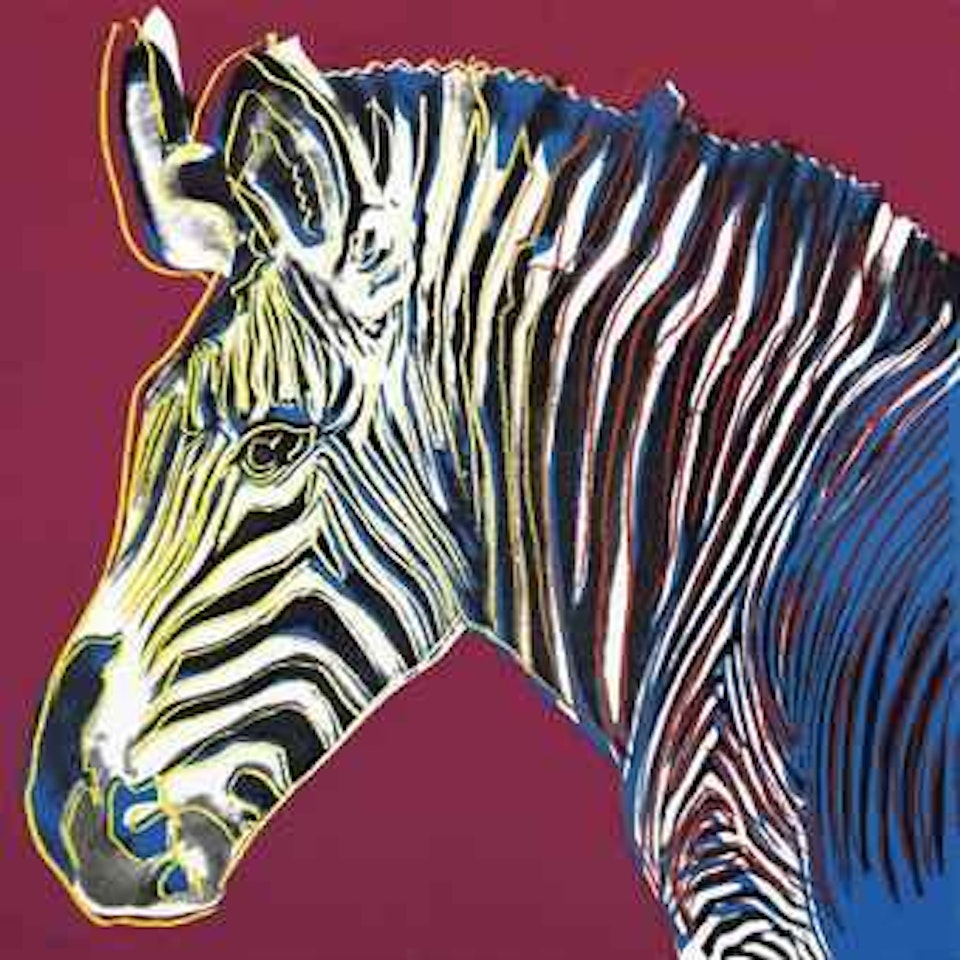 Grevy's Zebra, from Endangered Species (see F. & S. II.300) by Andy Warhol