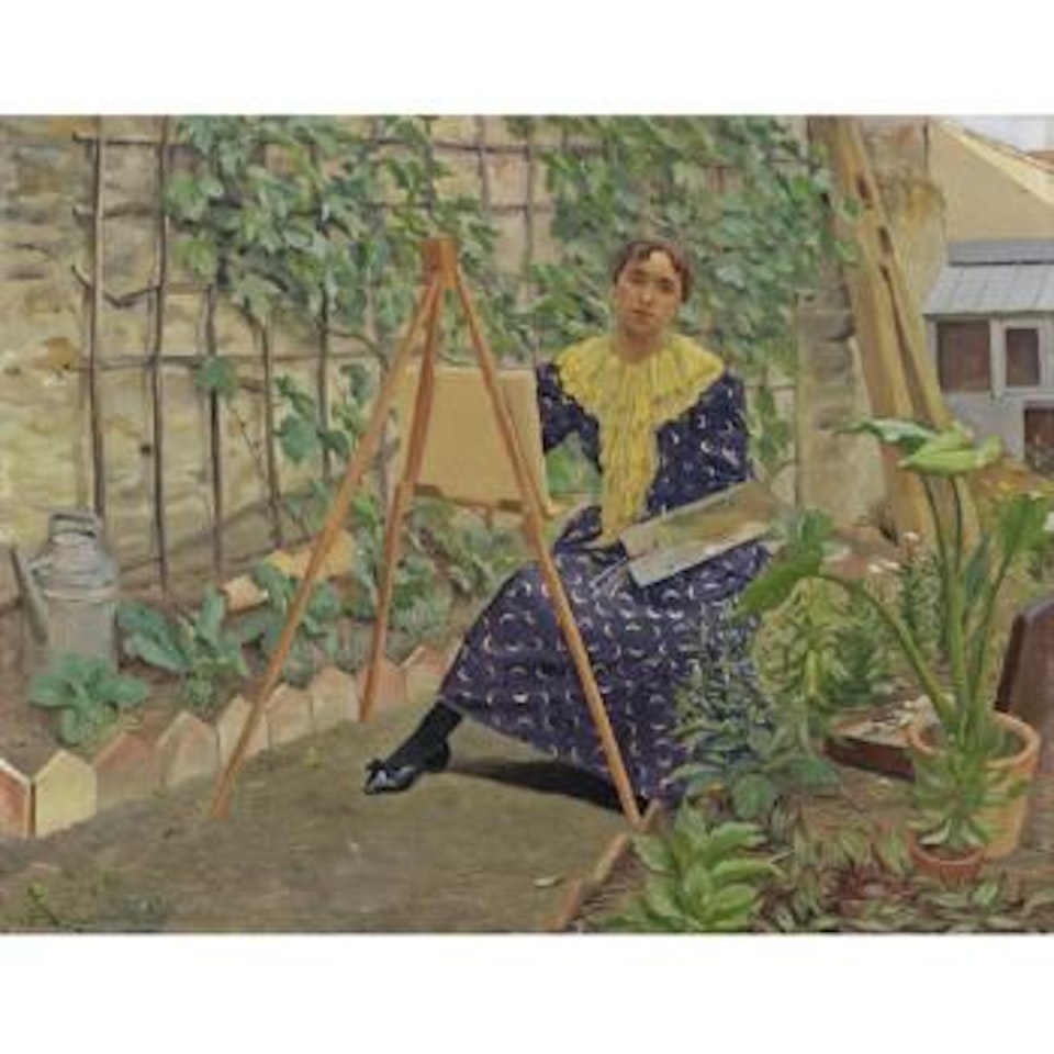 Jeune Fille Peignant by Félix Vallotton