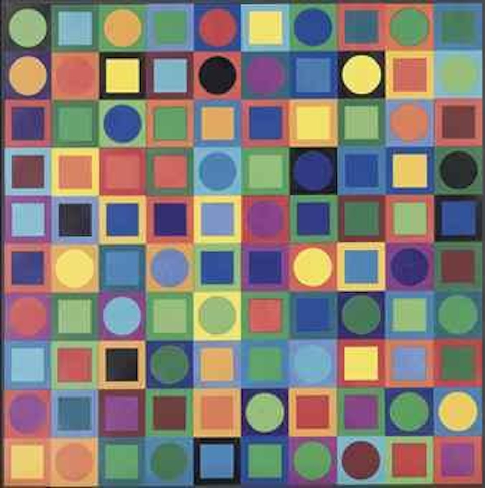 Planetary Folklore Participations No 1 by Victor Vasarely