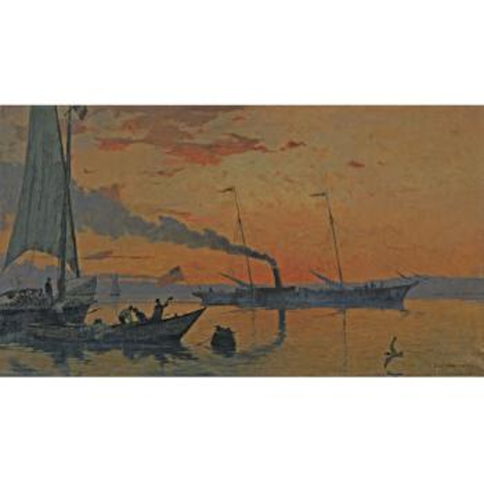 Les Feux Du Soir by François Bocion