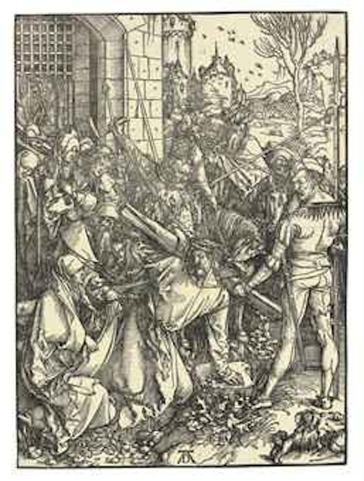 Christ carrying the Cross, from: The Large Passion (Bartsch 10; Meder, Hollstein 119) by Albrecht Dürer