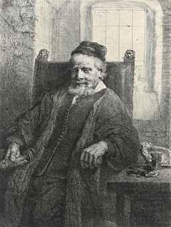 Jan Lutma, Goldsmith (Bartsch, Hollstein 276; Hind 290) by Attributed to Rembrandt Harmensz van Rijn