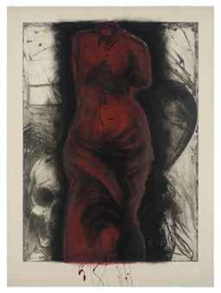 Woman on Fire in Vienna (Minneapolis Institute of Arts 66) by Jim Dine