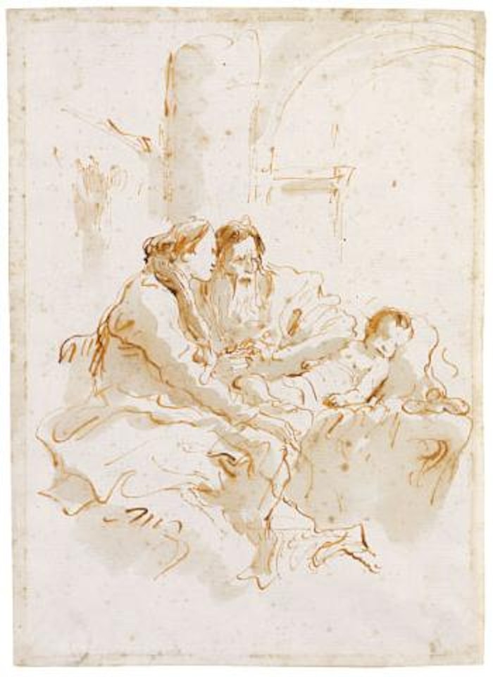 The Holy Family by Giovanni Battista Tiepolo