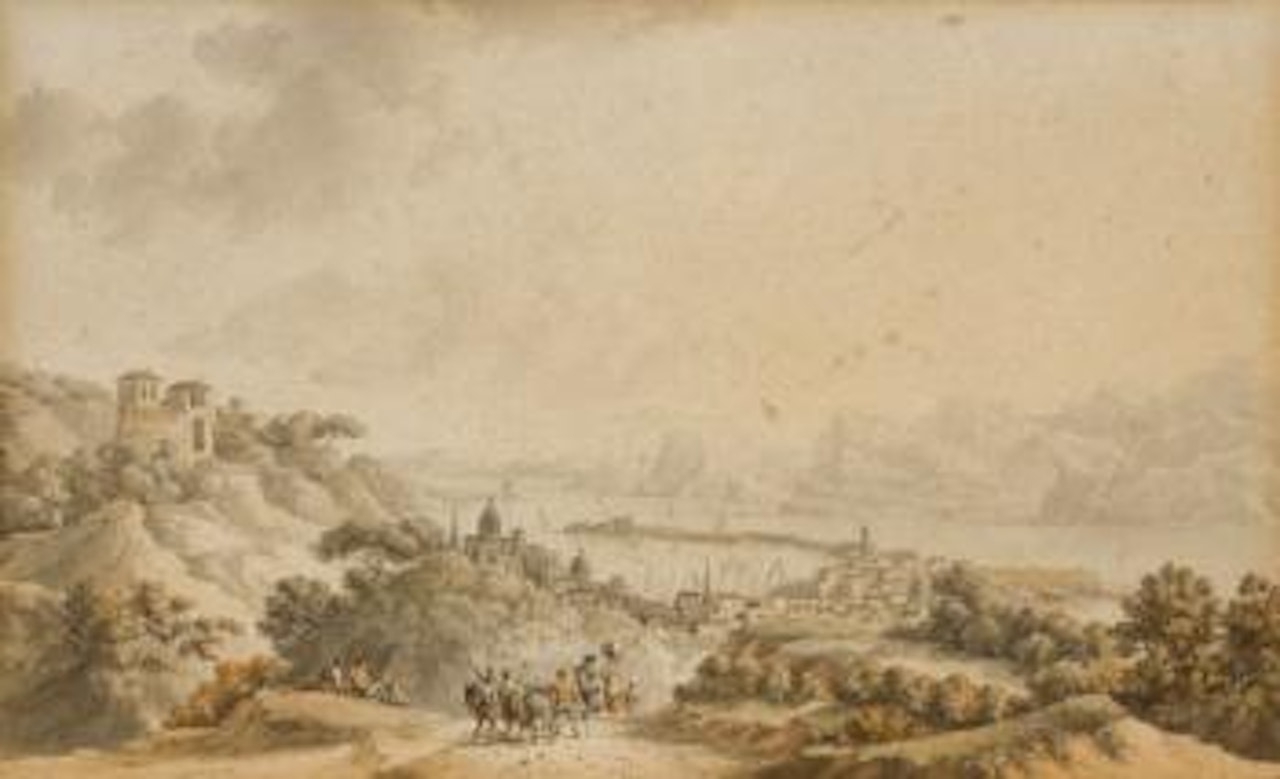 View Near Agrigento, In Sicily by Victor Jean Nicolle