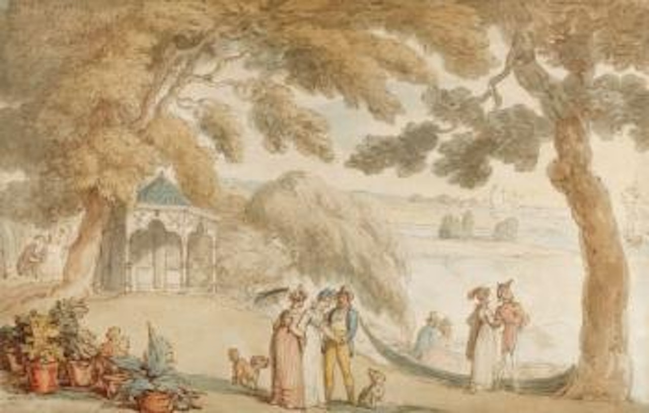The Thames At Twickenham by Thomas Rowlandson