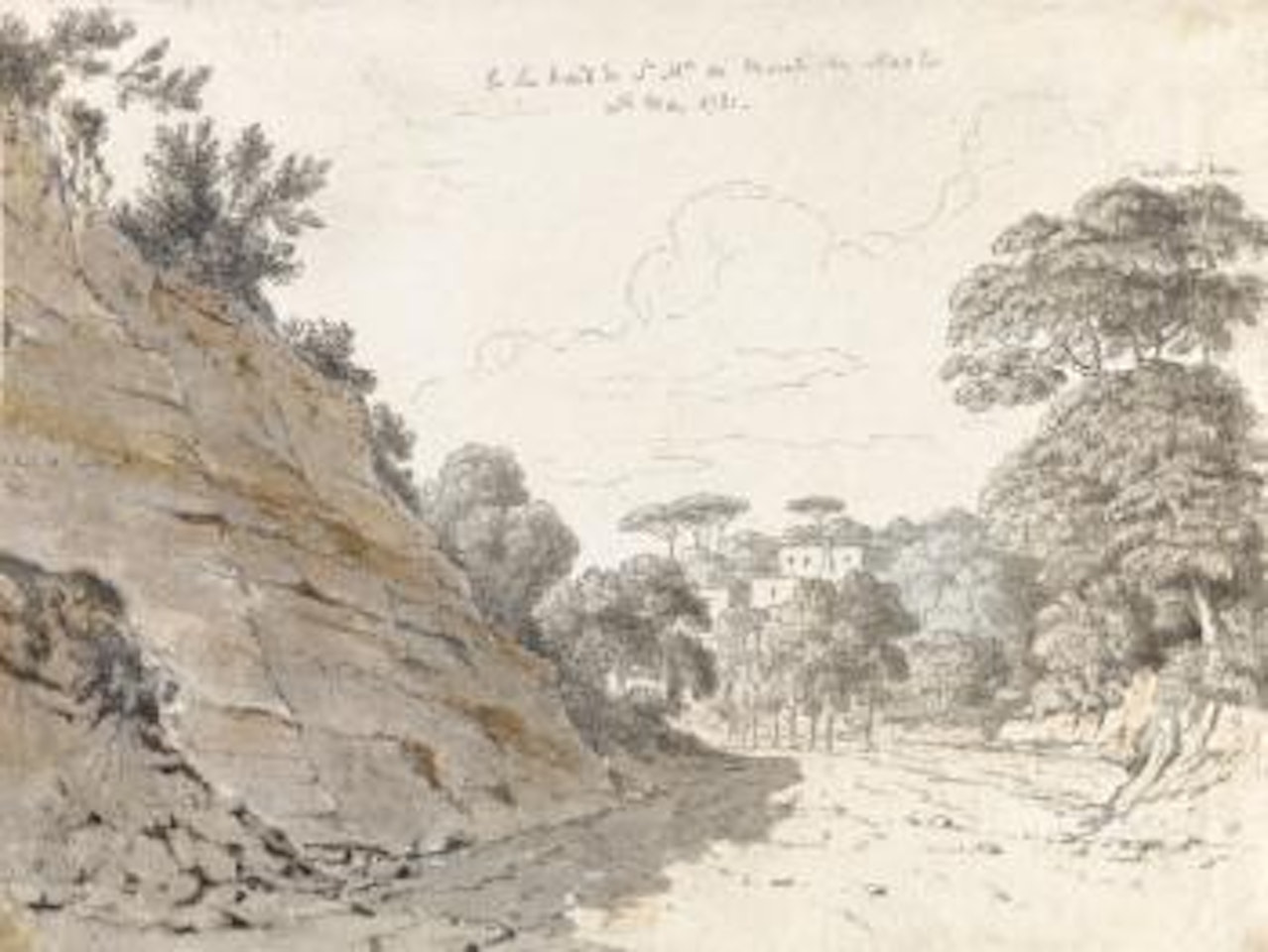 Road To Santa Maria Del Monte, Naples by Thomas Jones