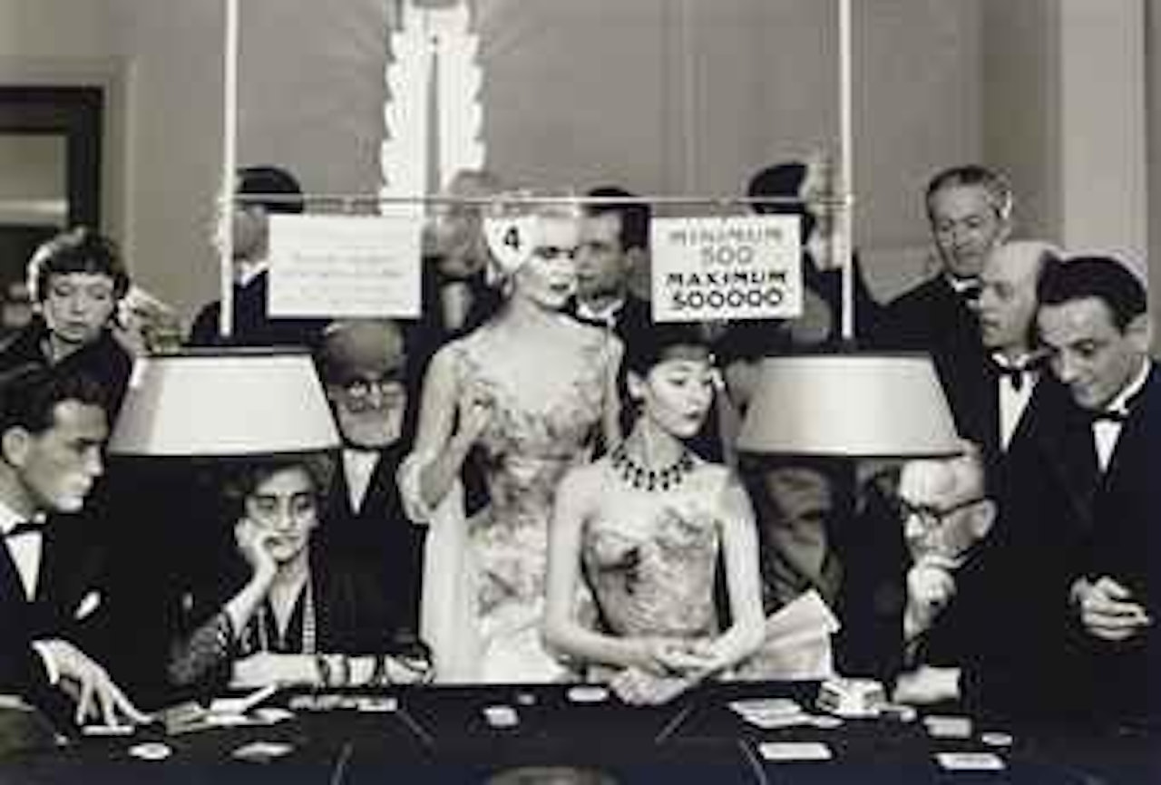 Sunny Harnett and Alla Evening dresses by Balmain, Casino Le Touquet, August 1954 by Richard Avedon