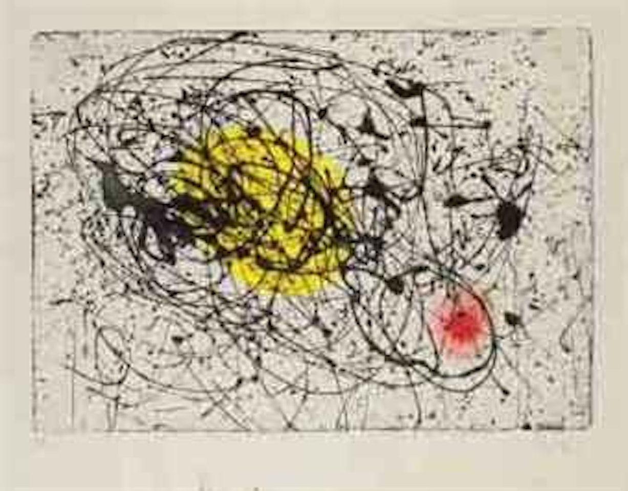 L'Oiseau Lune jaune (D. 362) by Joan Miró