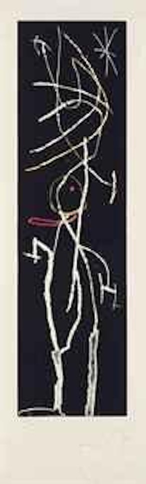 La Nuit étroite (D 586) by Joan Miró