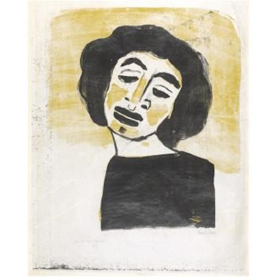 Schauspielerin (Schiefler 59) by Emil Nolde