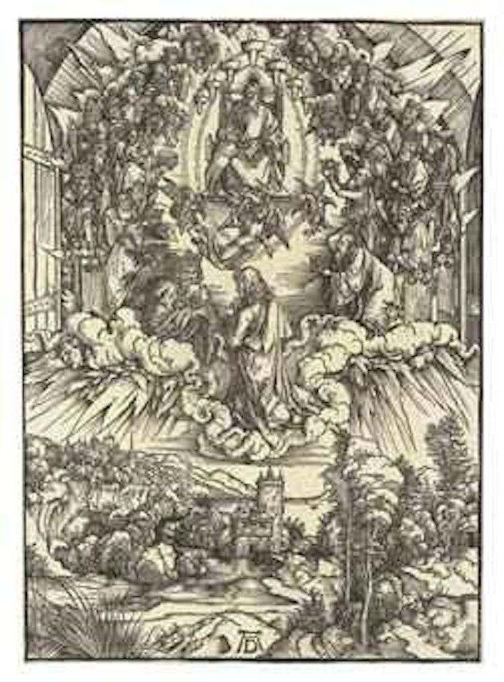Saint John before God and the Elders, from: The Apocalypse (B. 63; M., Holl. 166; S.M.S. 114) by Albrecht Dürer