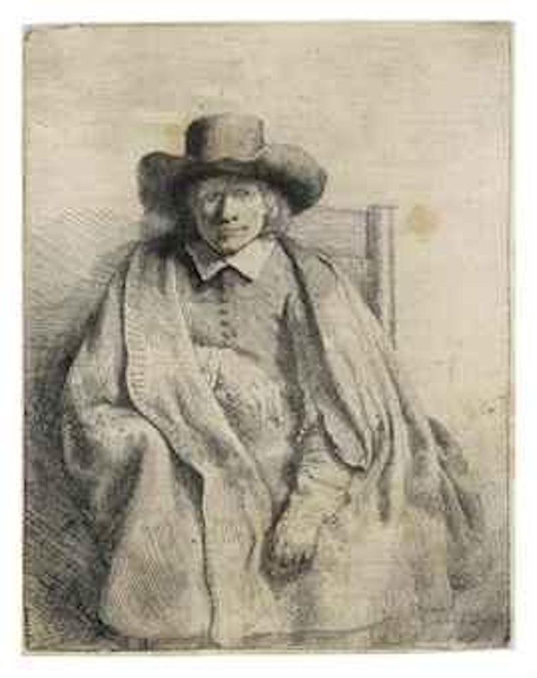 Clement de Jonghe, Printseller (B., Holl. 272; H. 251) by Attributed to Rembrandt Harmensz van Rijn