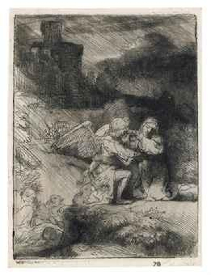 The Agony in the Garden (B., Holl. 75; H. 293) by Attributed to Rembrandt Harmensz van Rijn