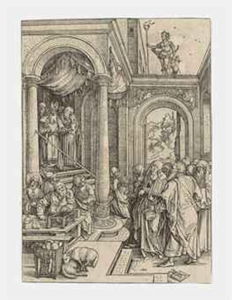 The Presentation of the Virgin, from: The Life of the Virgin (B. 81; M., Holl. 193; S.M.S. 171) by Albrecht Dürer