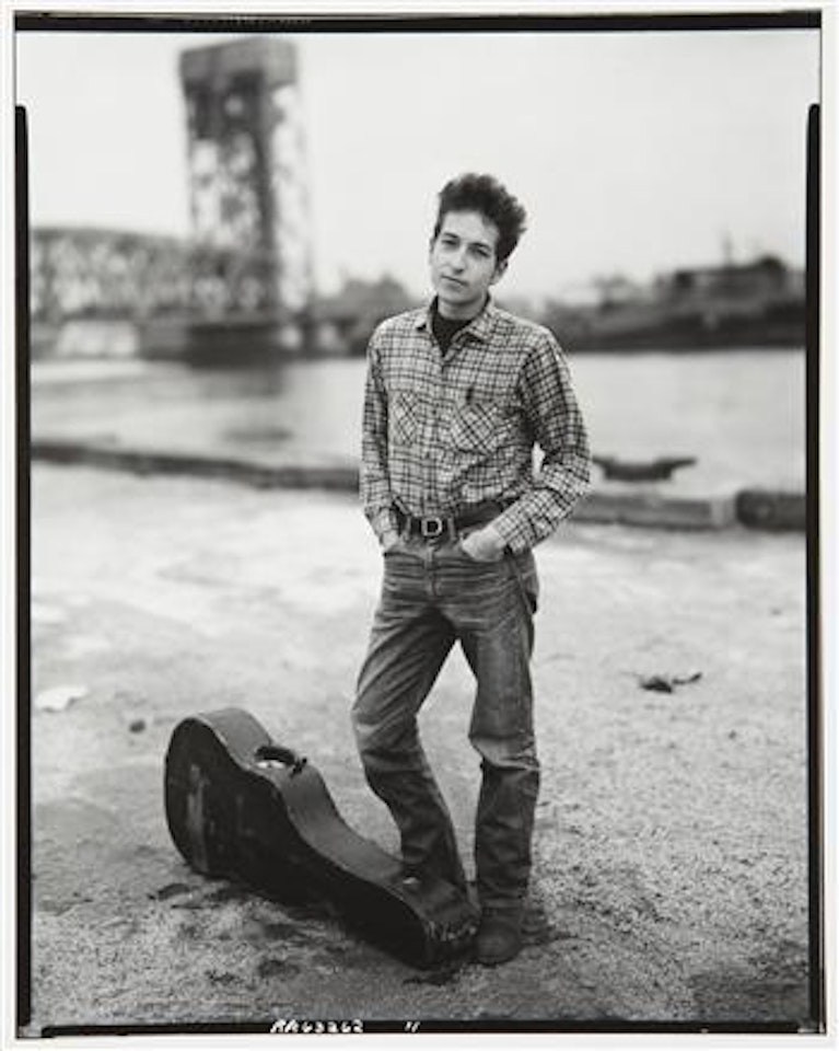 Bob Dylan, Singer, 132nd Street and FDR Drive, November 4, 1963 by Richard Avedon