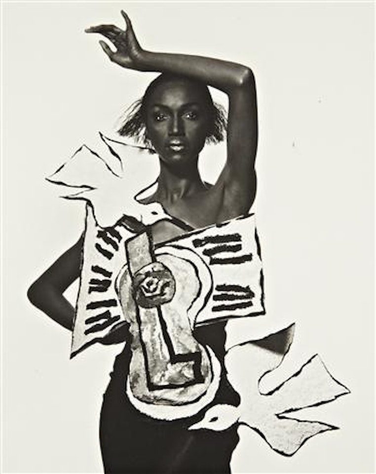 Saint Laurent, Braque Inspired Fashion, Paris by Irving Penn