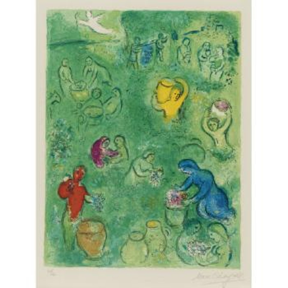 Daphnis Et Chloe: Les Vendages (M. 322) by Marc Chagall