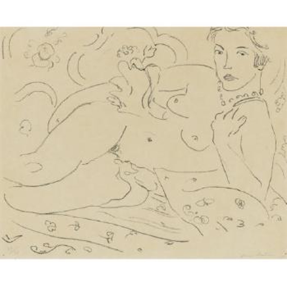 Nu, Main Gauche Pres De L'epaule (D. 474) by Henri Matisse
