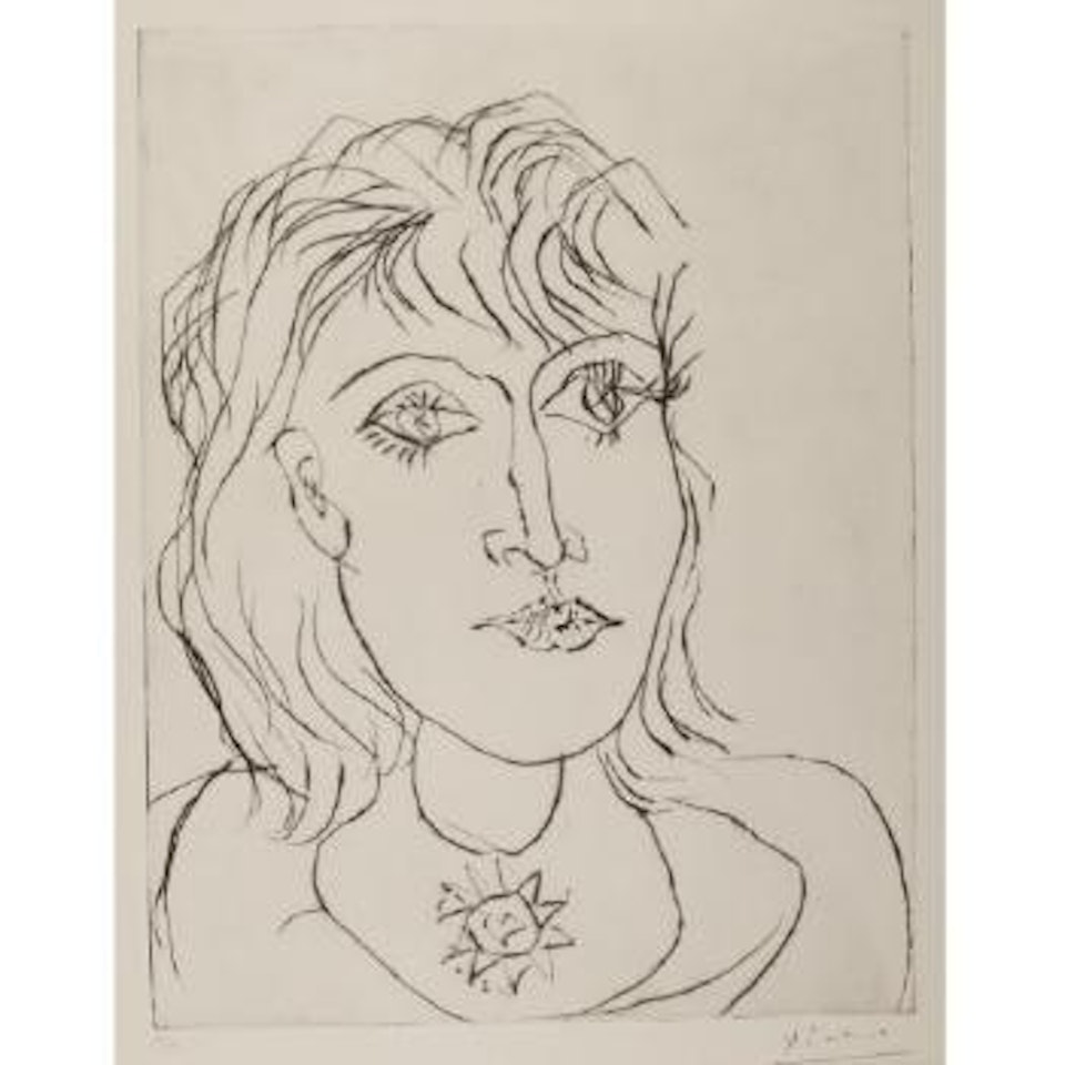 Dora Maar Au Collier (B. 300) by Pablo Picasso