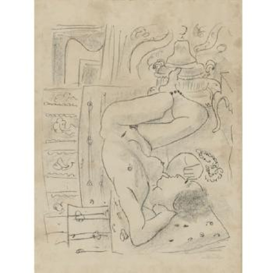 Nu Renserve Au Brasero (D. 500) by Henri Matisse