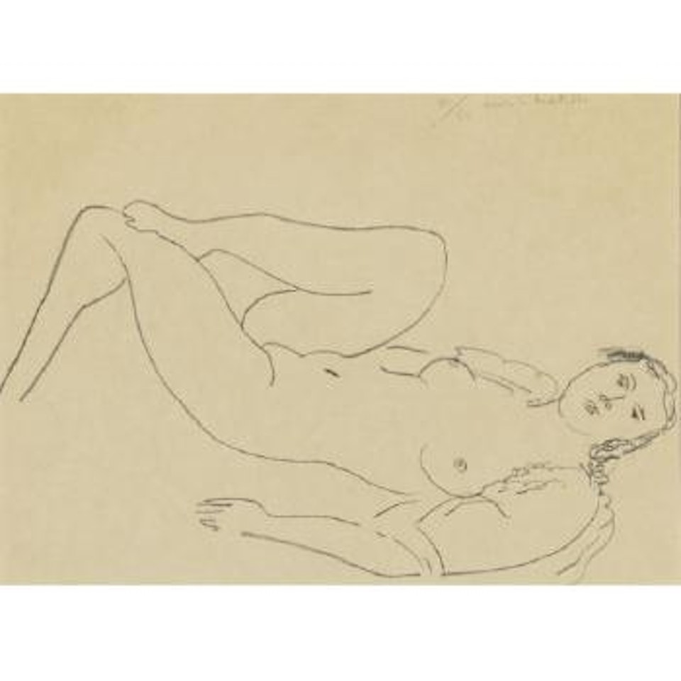 La Blouse Turque - Etude De Jambes (D. 459) by Henri Matisse