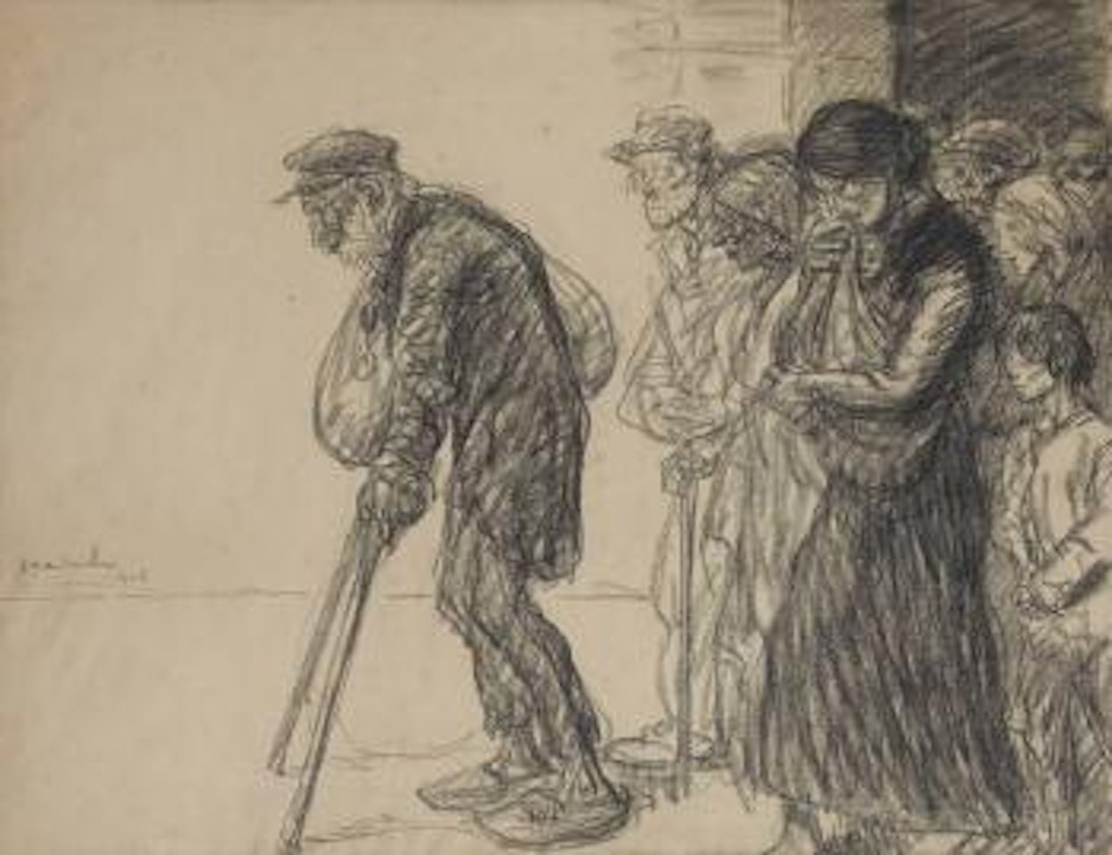 Procession by Théophile Alexandre Steinlen