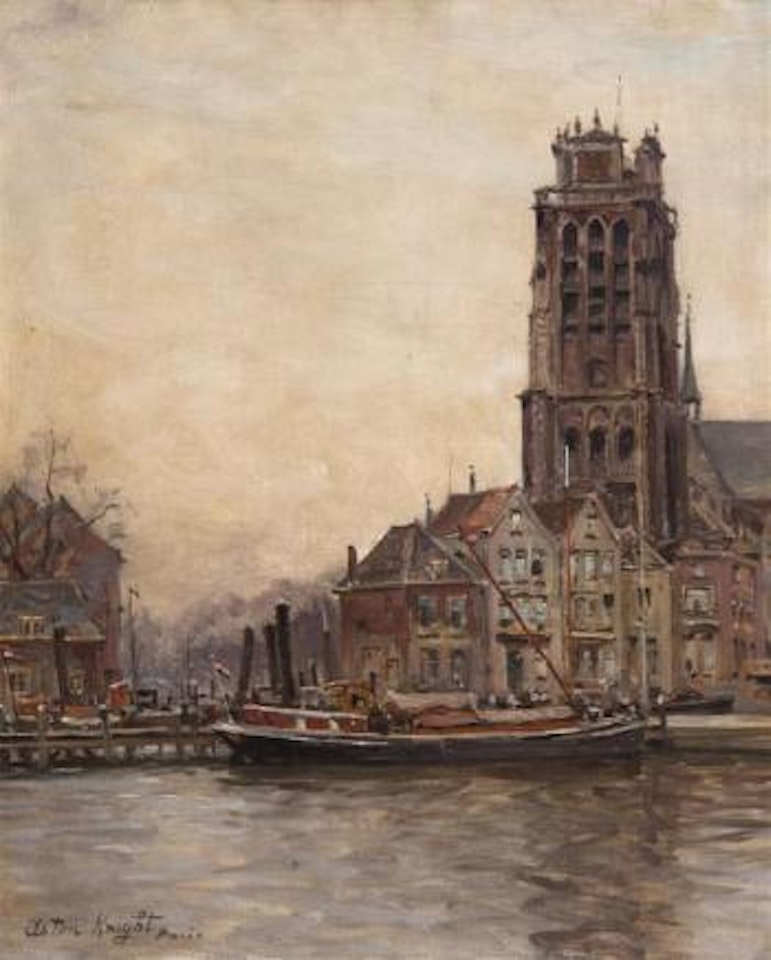Grote Kerk, Dordrecht by Louis Aston Knight
