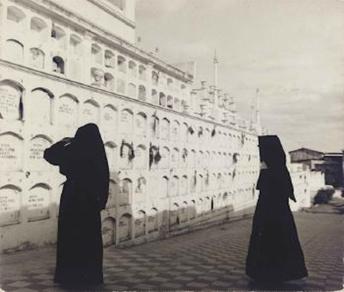 Peru (Two nuns at mausoleum) by Robert Frank