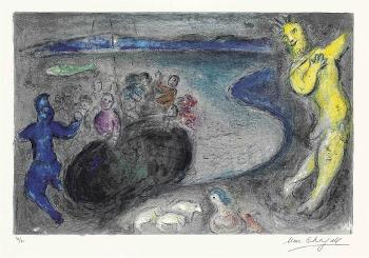 Le songe du Capitaine Bryaxis (M. 328; see C. books 46) by Marc Chagall