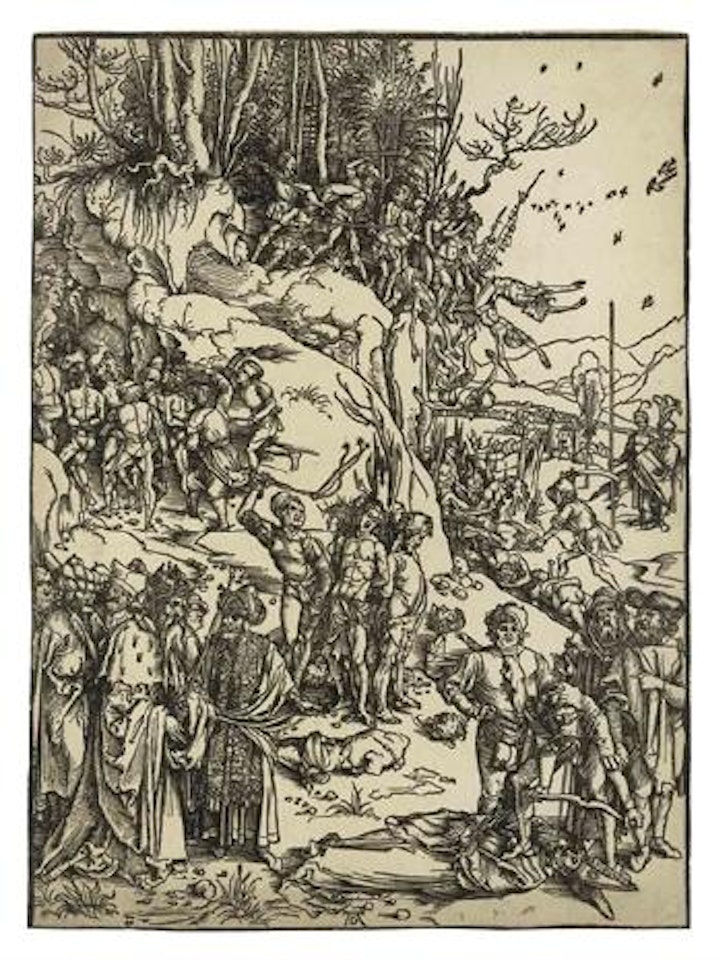 The martyrdom of the ten thousand (B. 117; M., Holl. 218; S.M.S. 104) by Albrecht Dürer