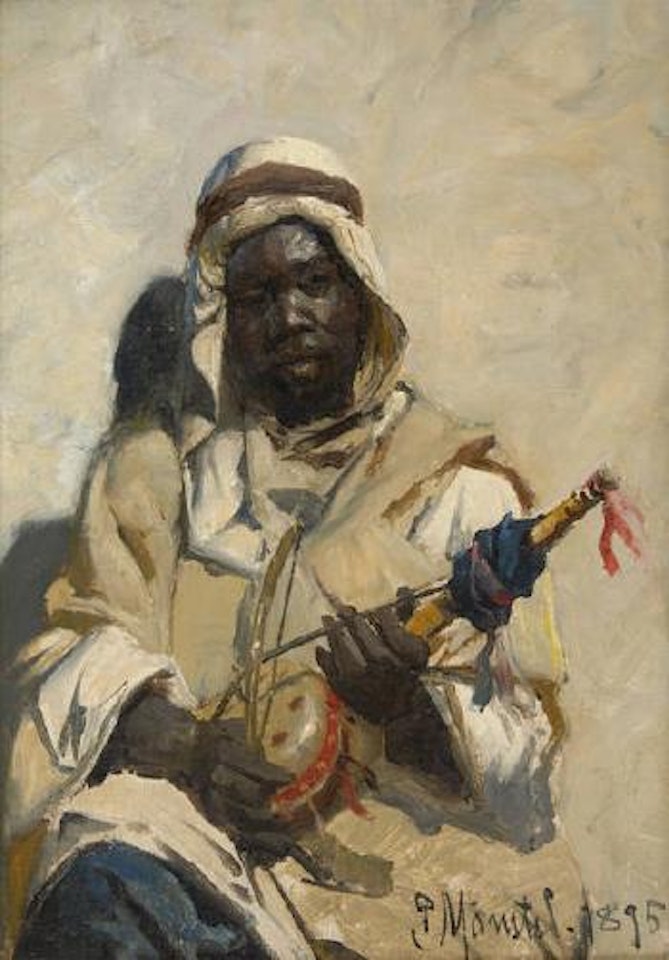 Le musicien oriental by Peder Mork Monsted