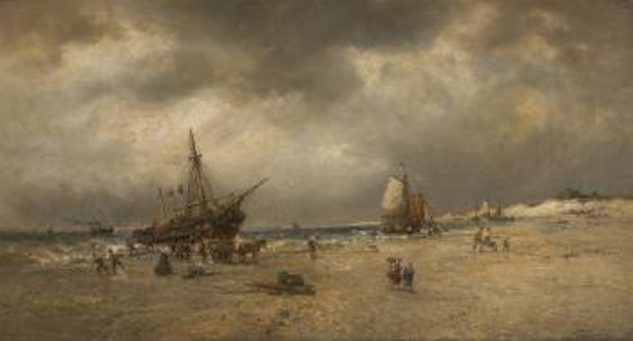 Le débarquement by François Etienne Musin
