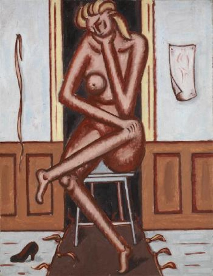 Nu assis by Jean Hélion