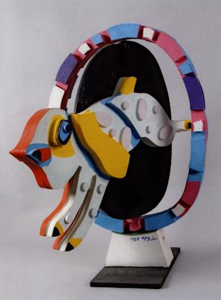 Jumping Dog by Karel Appel
