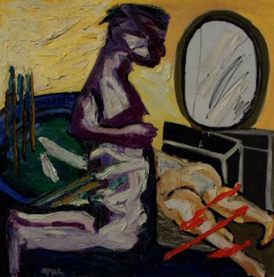 The kneeler by Karel Appel