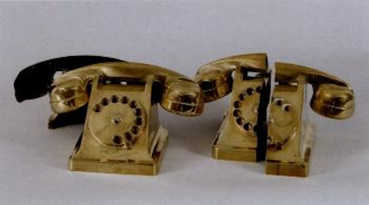 Télephones découpés by Arman