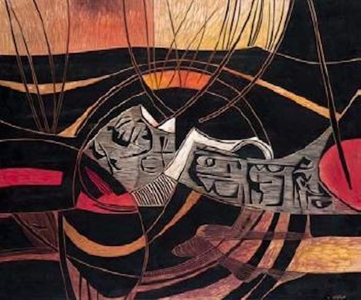 Abstract landscape by Cecil Skotnes