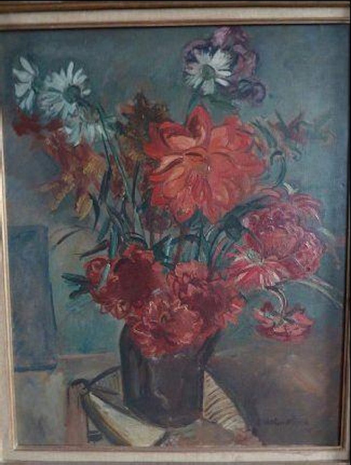 Bouquet de dahlias by Othon Friesz