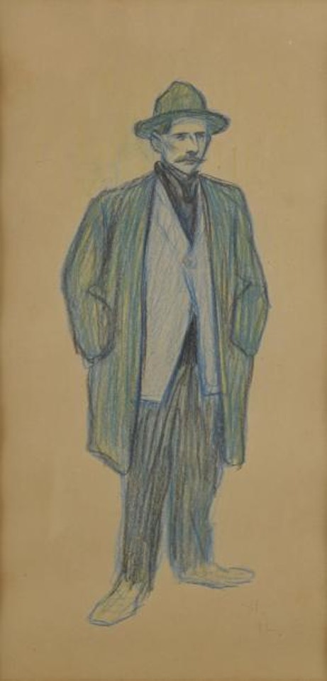 Portrait d'homme en pied by Théophile Alexandre Steinlen