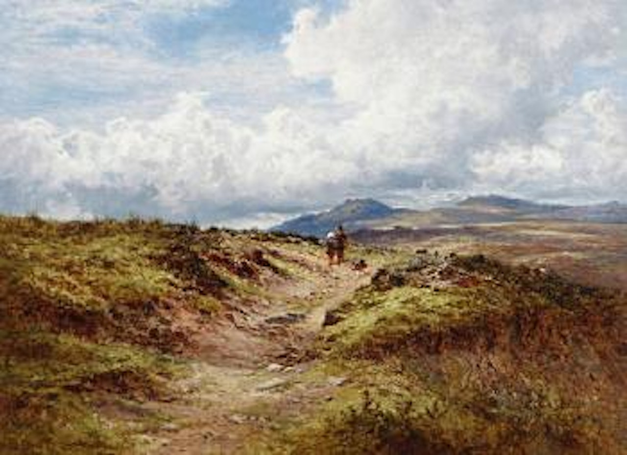 A view of Dartmoor by Benjamin Williams Leader