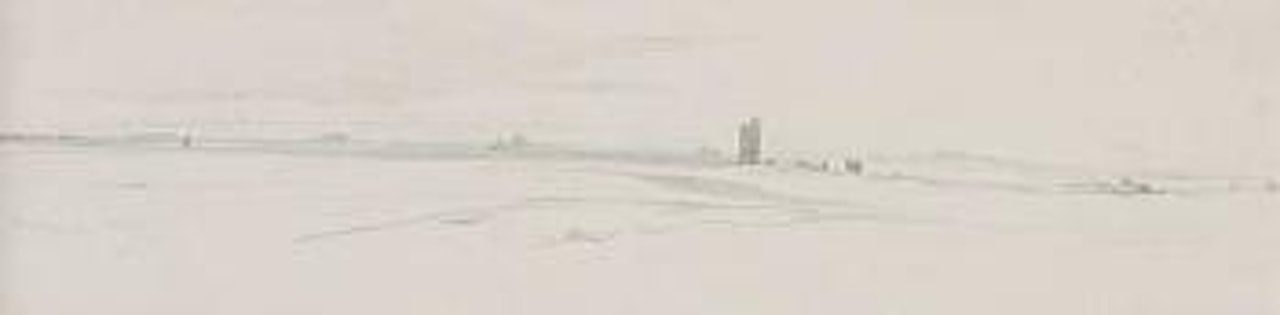 The Roman Campagna with St Peter's and the Claudian Aqueduct by Edward Lear
