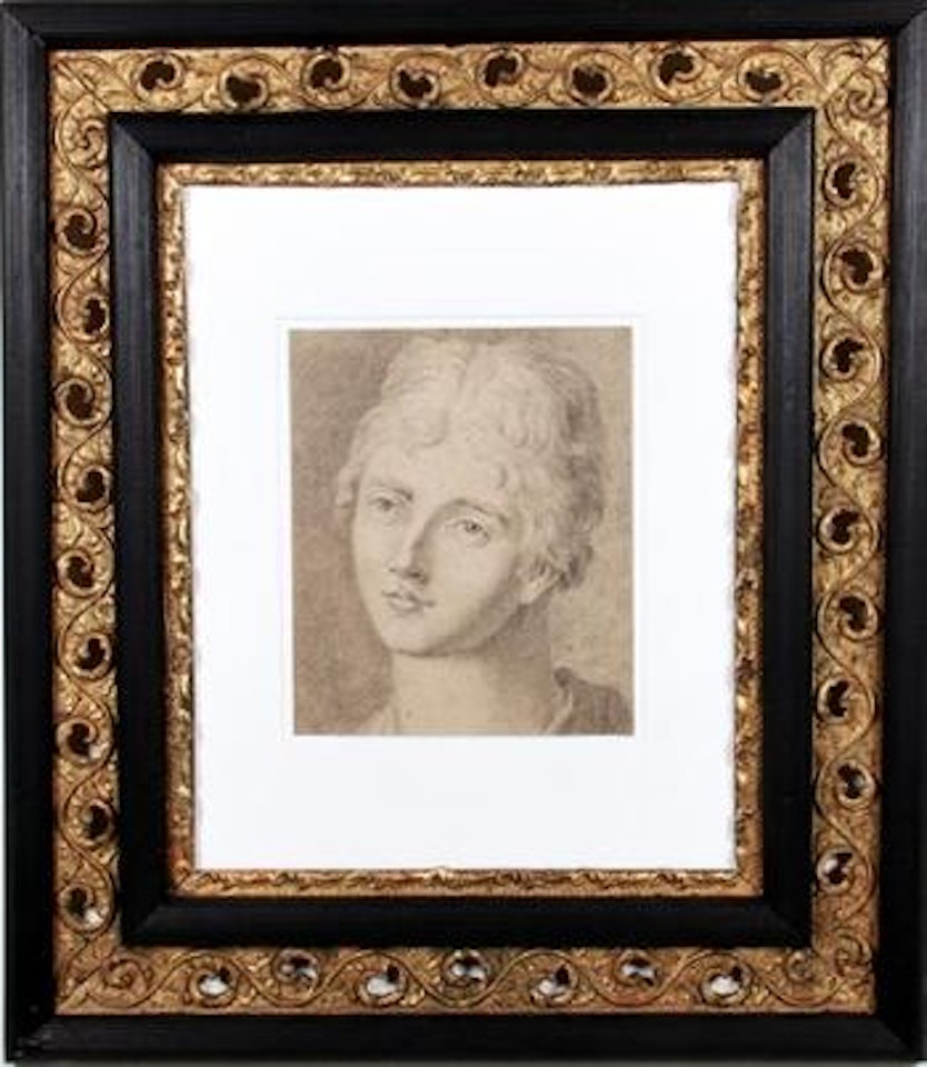 Head of a young man by Simeon Solomon