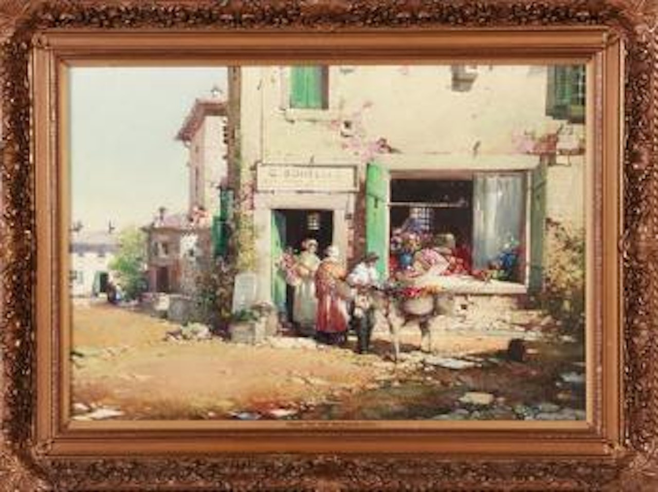Italian fruit shop by Noel Harry Leaver