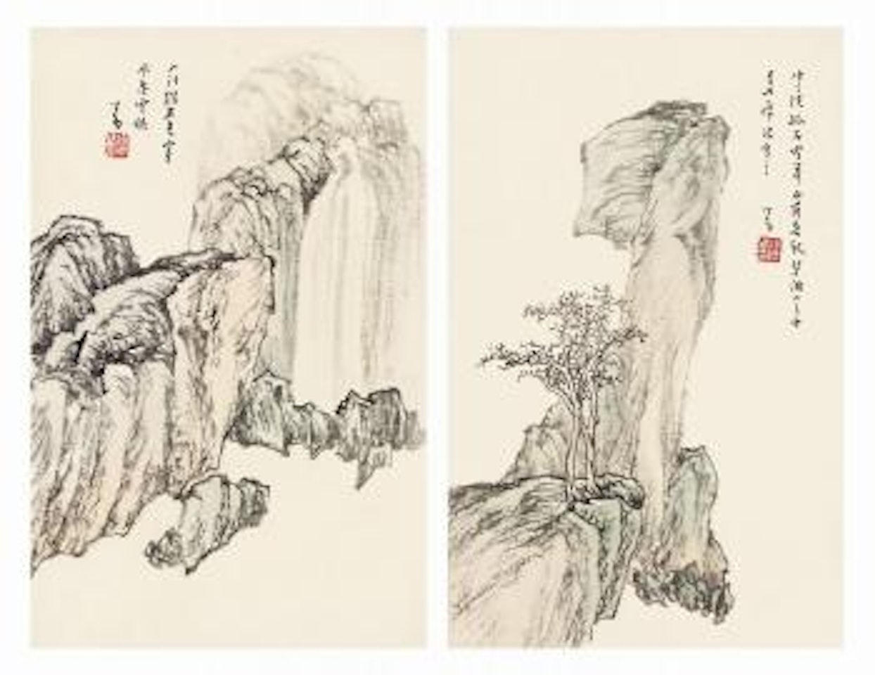 Landscape by Pu Ru