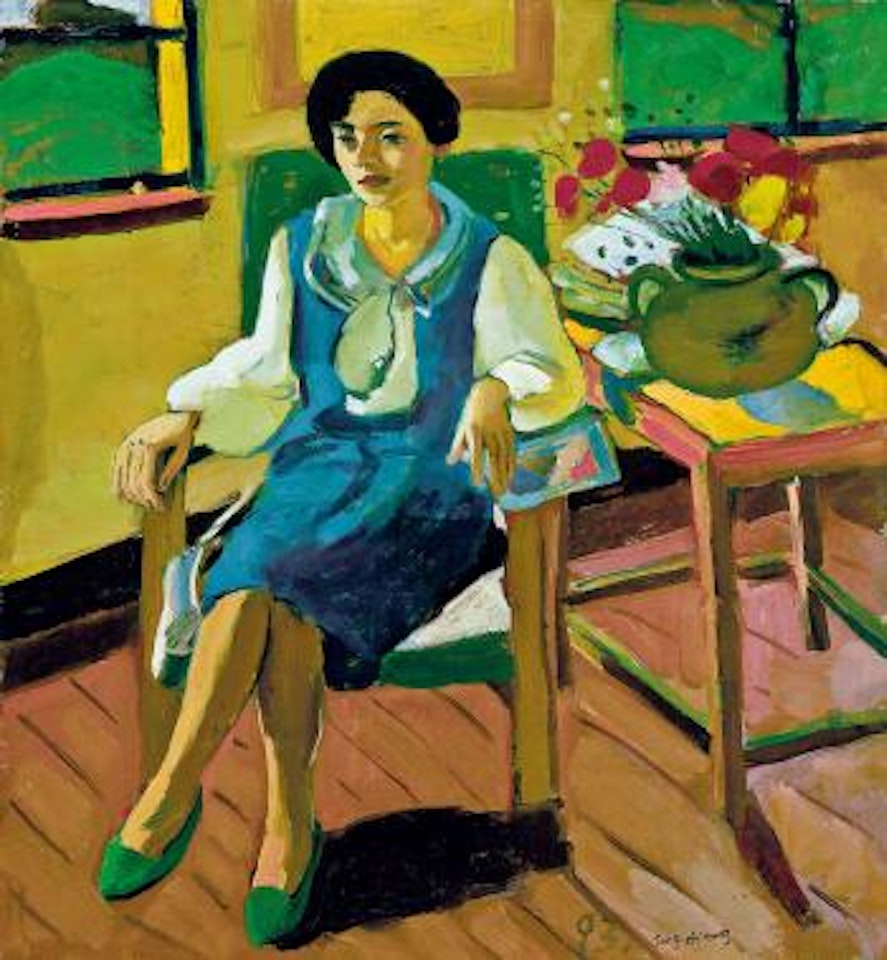 A woman's portrait by Tang Zhigang